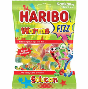 HARIBO - Solucan Ekşi Halal 70g